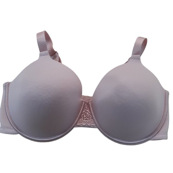Vanity Fair Womens Beauty Back Underwire Push Up Bra Pink Size 40DD - Picture 1 of 4